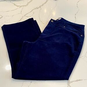 Chico's Navy Blue corduroy Pants